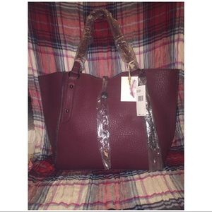 Jessica Simpson Sienna Travel Tote - Maroon
